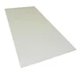 Plaque PVC expansé 5 mm blanc lisse L.100 x 50 cm