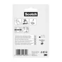 12 Pastilles agrippantes adhésives transparent SCOTCH L.2.5 x l.25 mm