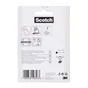 12 Pastilles agrippantes adhésives noir SCOTCH L.2.5 x l.25 mm