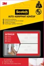 4 bandes auto-agrippantes blanc intérieur SCOTCH L.7.6 x l.19.0 mm