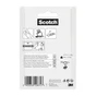 4 bandes auto-agrippantes noir intérieur SCOTCH L.7.6 x l.19 mm