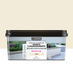 Peinture muret et soubassement Surfaces verticales LUXENS, meuliere, 2.5 l