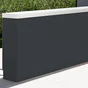 Peinture muret et soubassement LUXENS, gris 3 ral 7016, 2.5 L
