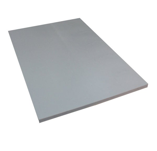 Predecoupe fibre composite gris, Ep.5 mm x L.40 x l.80 cm