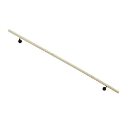 Main courante bois 2m, sapin brut, en kit
