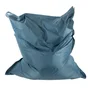 Coussin déperlant maxi bigbag bleu canard l. 140 x H. 180 cm