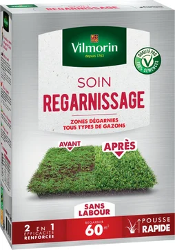 Soin regarnissage 2 en 1, VILMORIN, 1 kg 60 m²