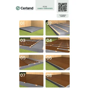 Planche bois Marki, CERLAND, L.400 x l.12 cm x Ep.27 mm, naturel