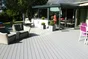 Lame de terrasse chausey 3000x150x22mm composite gris claire