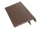Plinthe Chausey en composite taupe foncé, L.300 x l.0.035 m