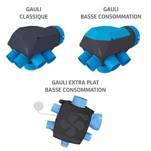 Kit VMC simple flux hygroréglable SAUTER Gauli classique