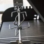 Tournebroche inox