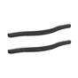 Lot de 2 poignées de cuisine Kea, zamak noir, entraxe 192 mm
