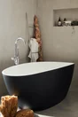 Mitigeur mécanique de baignoire chromé brillant, ROUSSEAU Ilo