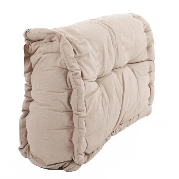 Coussin cale reins h,45x60x22cm taupe