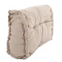 Coussin cale reins h,45x60x22cm taupe