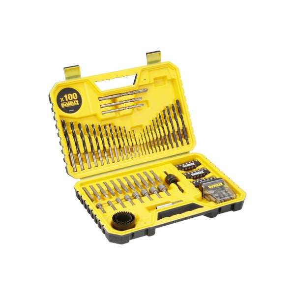 100 accessoires de perçage et vissage métal bois béton DEWALT