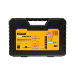 100 accessoires de perçage et vissage métal bois béton DEWALT