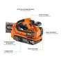 Ponceuse à bande brushless AEG Bhbs18-75bL-0 18 V, sans batterie