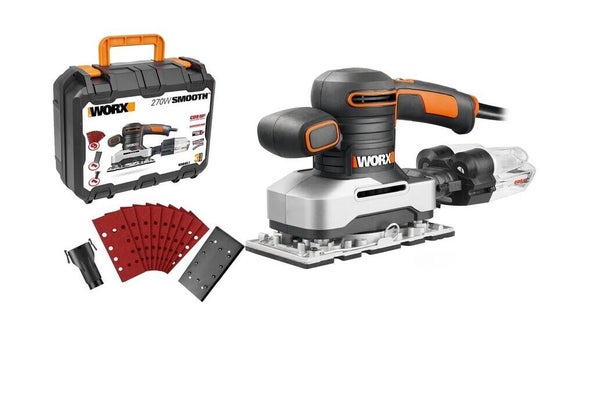 Ponceuse vibrante filaire WORX Wt626, 270 W