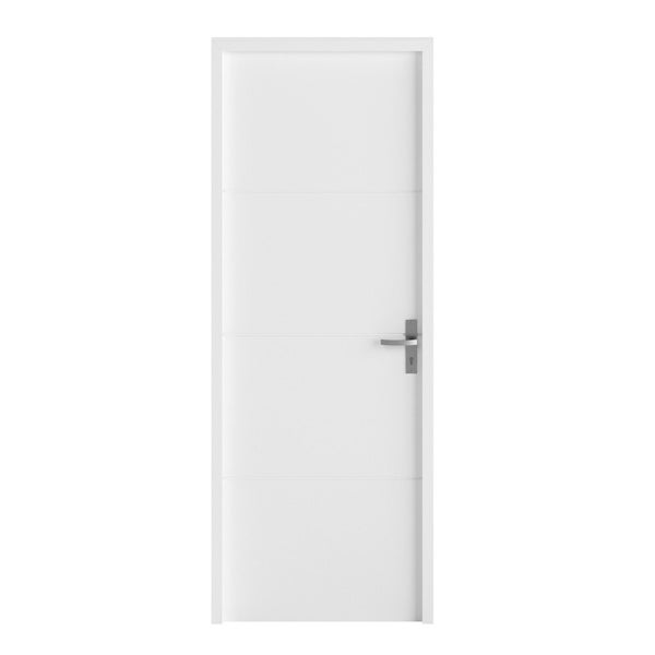 Bloc-porte fin de chantier Lali blanc H.204 x l.83 cm, poussant gauche