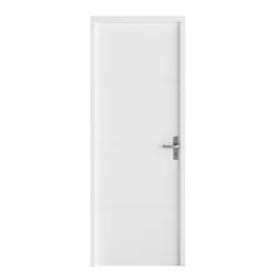 Bloc-porte fin de chantier Lali blanc H.204 x l.83 cm, poussant gauche