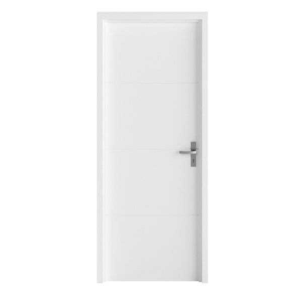 Bloc-porte Lali blanc H.204 x l.83 cm, poussant gauche
