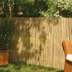 Canisse bambou 1x3m occultation legere jaune grise