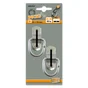 Lot de 2 anneaux acier zingué, L.54 x l.20 x Ep.6.4 mm