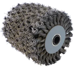 Brosse métallique multimatière pour meuleuse 115015 et 115016, FARTOOLS, diam. 120 mm