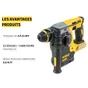 Perforateur sans fil DEWALT Dch273nt, 18 V Sans batterie