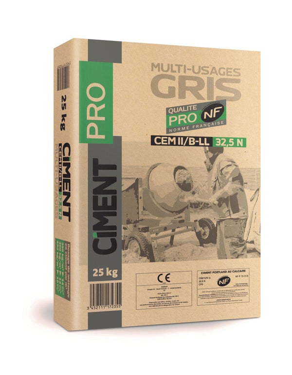 Ciment gris pro CIMALIT NF/ CEM II, 32,5, 25 kg