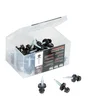 Boite de 40 vis en acier galvanises 28mm marron auto-perforante IKO