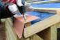 Boite de 40 vis en acier galvanises 28mm terracotta auto-perforante IKO