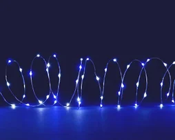 Guirlande microled 7,5m blanc pur/bleu  BLACHERE ILLUMINATION