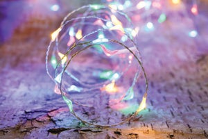Guirlande microled 6m a piles multi couleurs  BLACHERE ILLUMINATION