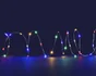 Guirlande microled 6m a piles multi couleurs  BLACHERE ILLUMINATION