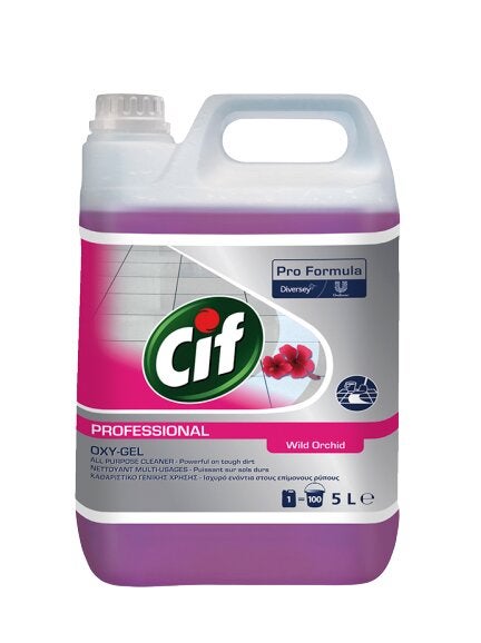 Nettoyant carrelage/sol plastique orchidee Cif Pro 5l