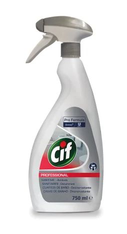 Nettoyant detartrant sanitaire 2en1 Cif Pro spray 750ml