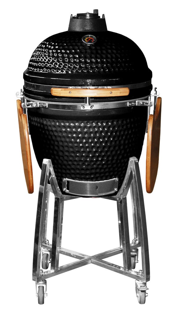 Barbecue charbon de bois, BUSCHBECK Kamado, noir