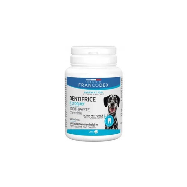 Dentifrice chien à croquer Francodex x 60