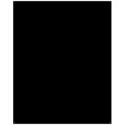 Plaque de protection sol noire LE MARQUIER Rectangle, l.80 cm x H.100 cm
