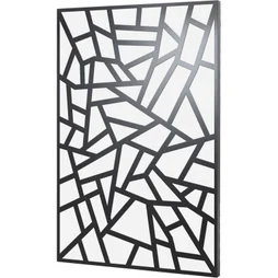 Plaque de protection murale noire EQUATION Mosaique, l.80 cm x H.120 cm