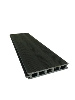 Lame de terrasse chausey 150x22mm sur mesure composite anthracite