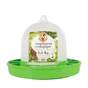 Nourrisseur a tremie + grille ligne verte, 2,5kg, diam. 30 cm, H. 24 cm, CHIKA