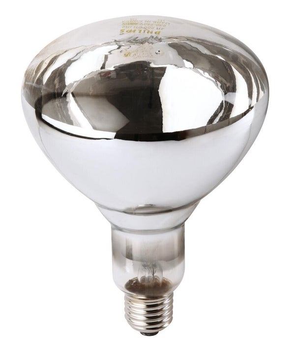 Ampoule infra rouge a vis, 250w, blanche, PHILIPS