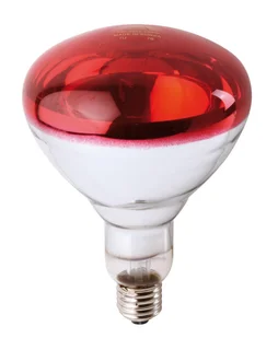 Ampoule infra rouge a vis, 250w, rouge, philips