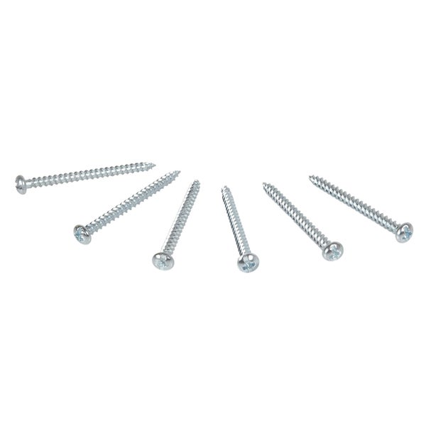 Lot de 6 vis longue gris alu