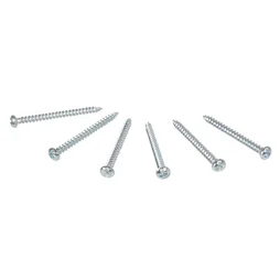 Lot de 6 vis longue gris alu