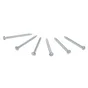 Lot de 6 vis longue gris alu